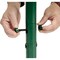 Global Industrial 94L Wave Bike Rack, Green, Flange Mount, 9-Bike Capacity 652779MGN - alternate 3